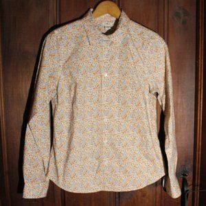 L.L. Bean floral print Blouse